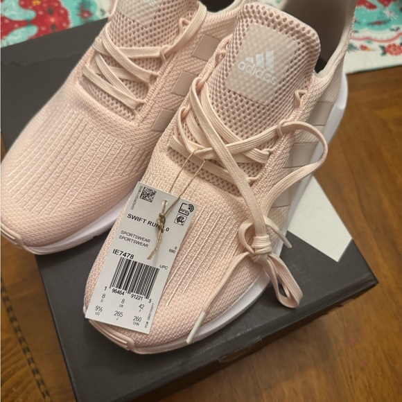 Adidas Women's Light Pink Sneakers - Picture 2 of 6
